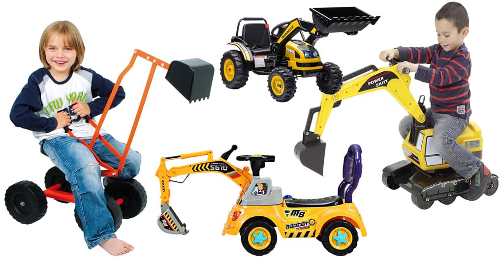 Escavatore Cavalcabile per Bambini
