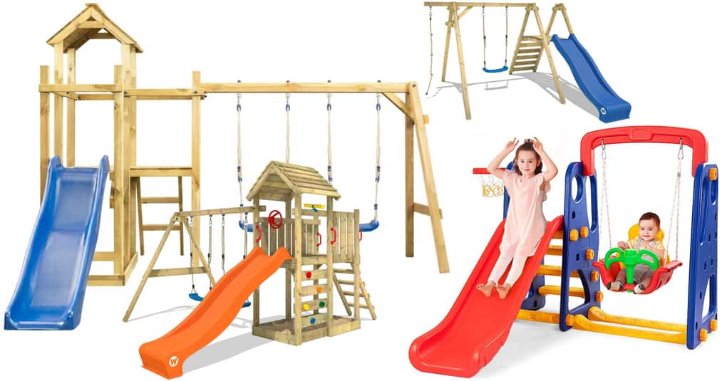 Altalene con Scivolo