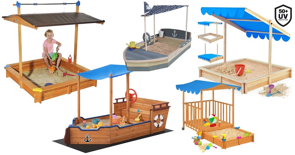 Sabbiera per Bambini con Tetto
